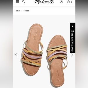 NWOT Madewell The Kathryn Espadrille Slide Sandal – Size 9